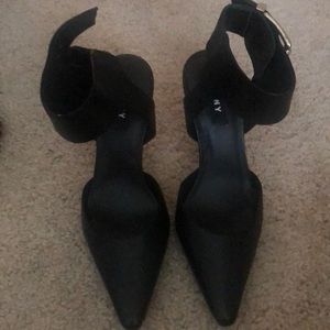 DKNY Black Closed Toes Heels